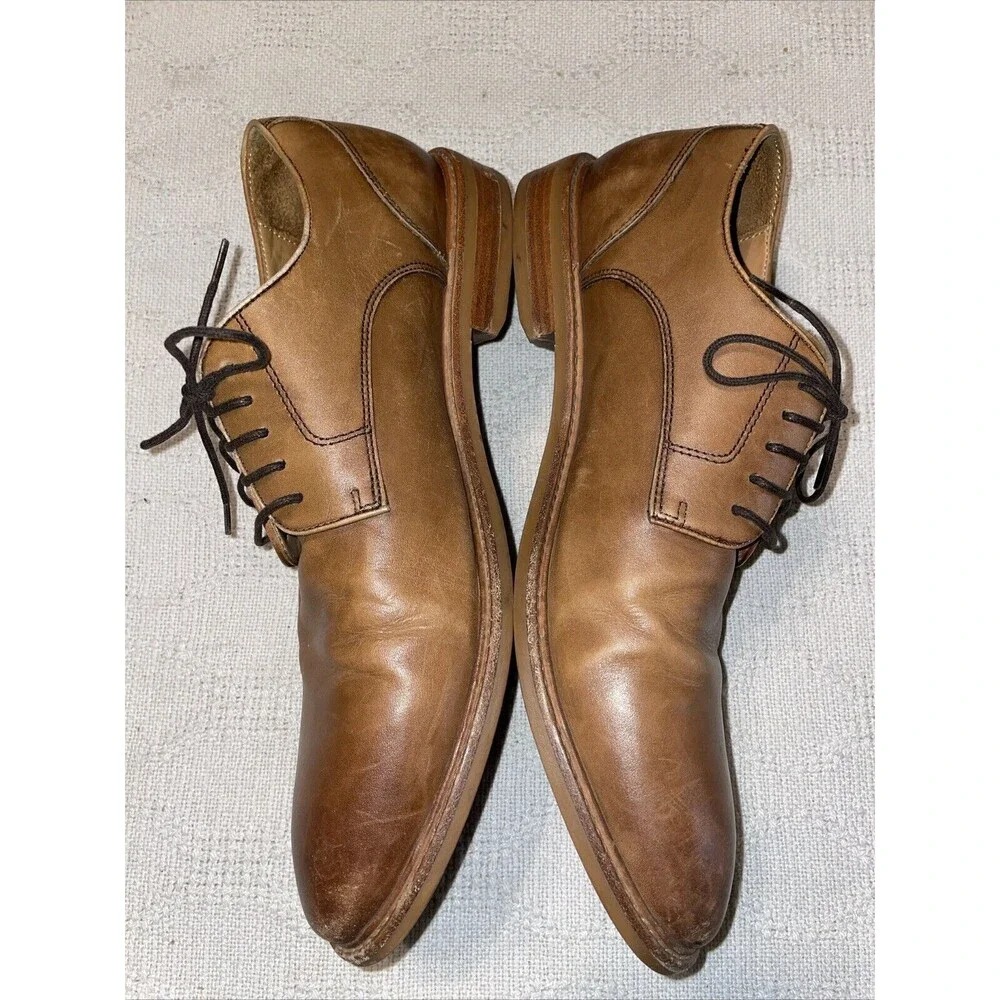 Warfield & Grand Men’s Dress Shoes Size 10.5 M Brown Leather Formal Business